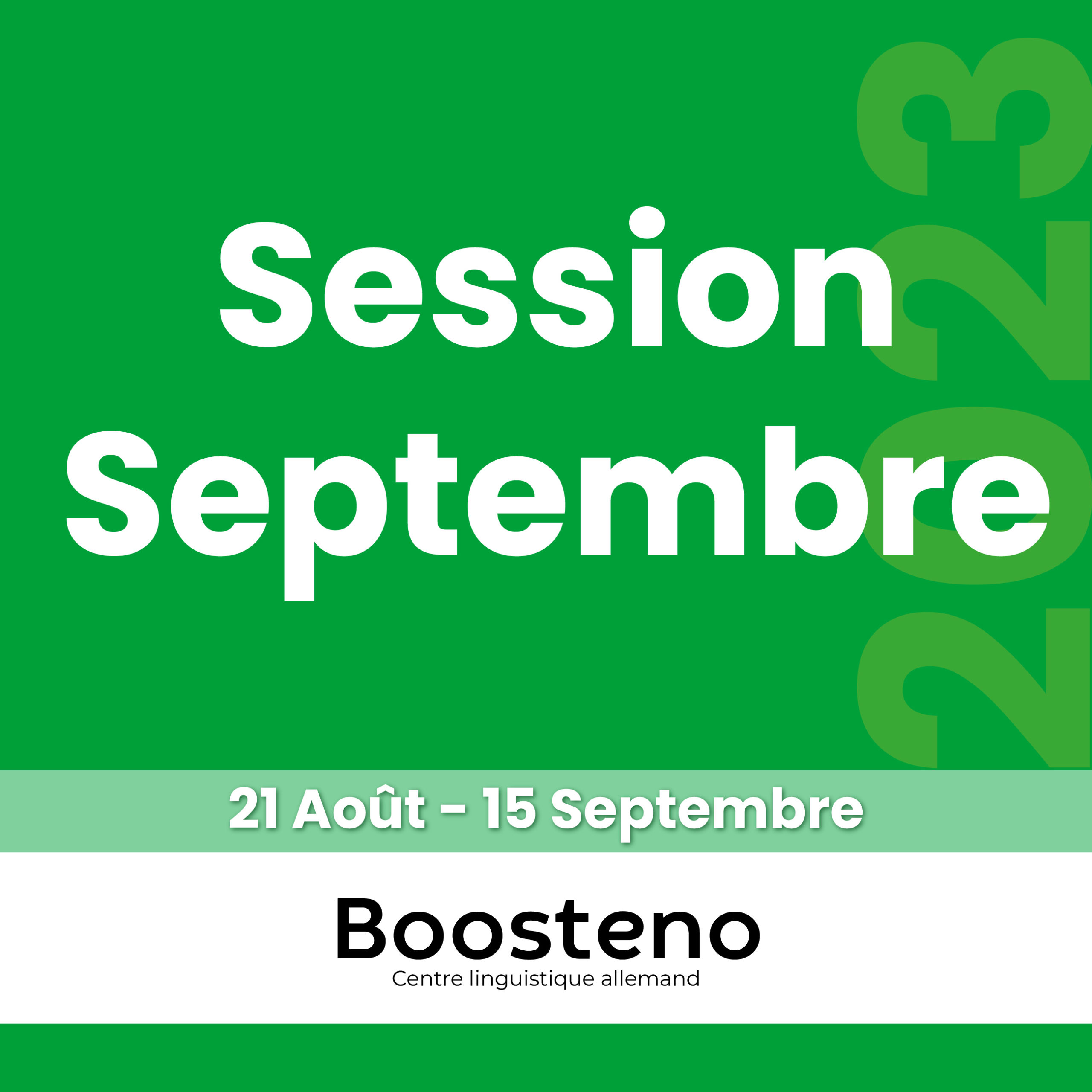 DATES SESSIONS 2023-09
