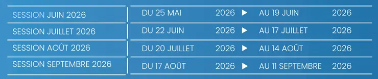 prochaines sessions de cours d'allemand