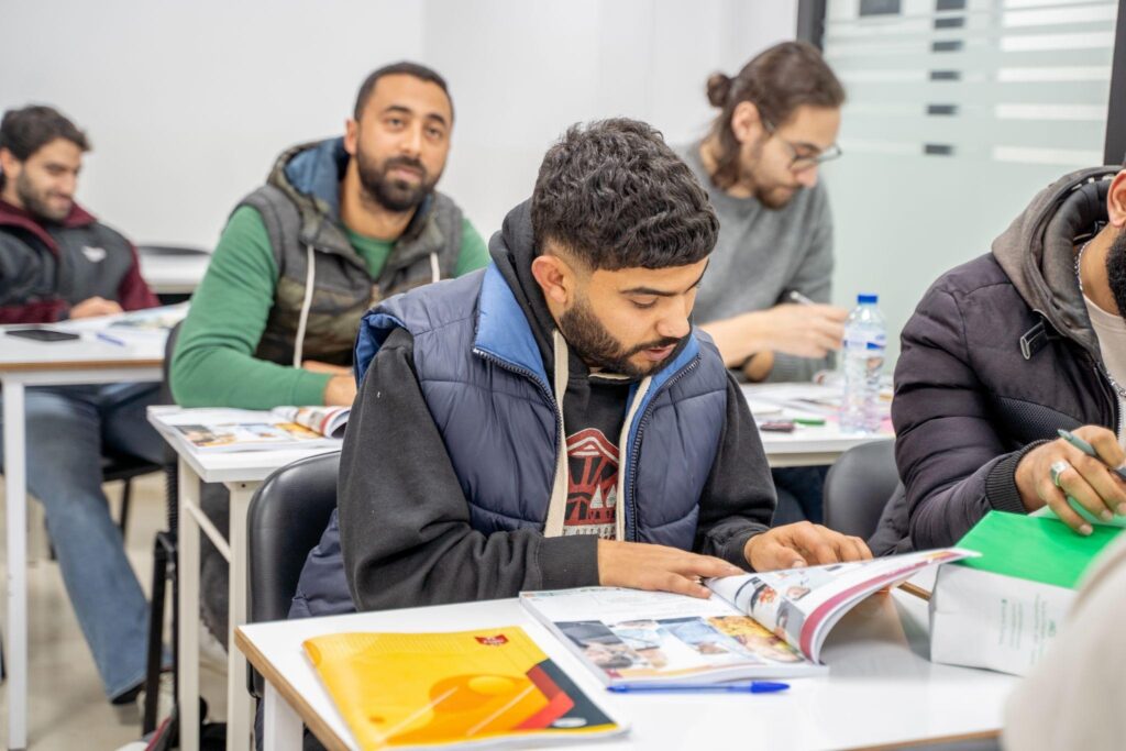 Etudiant Boosteno en Salle de classe