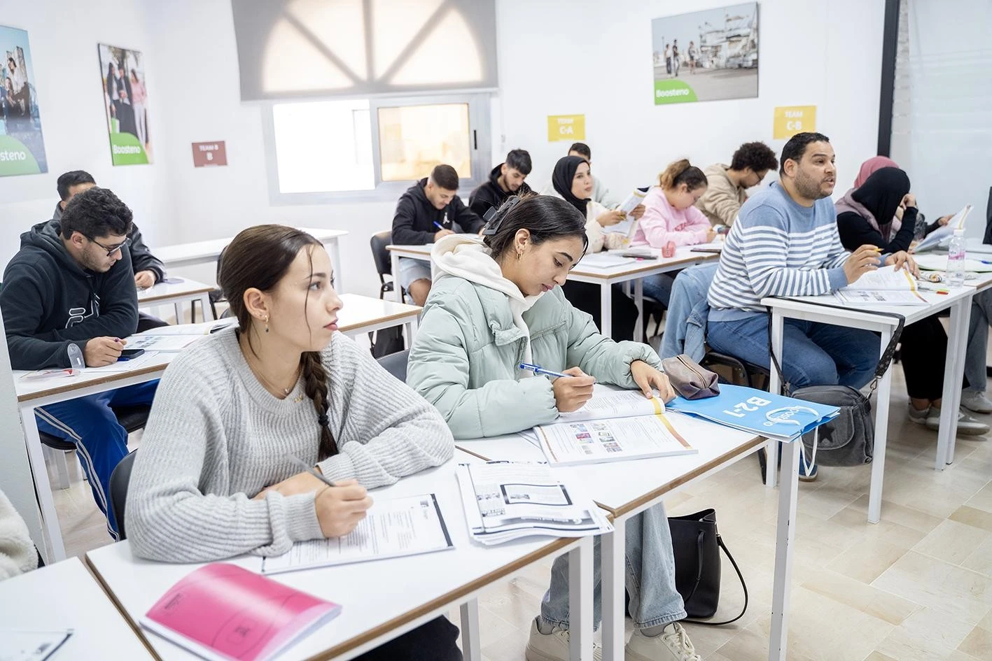 salle de classe à Boosteno